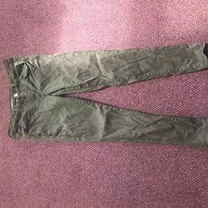 American Eagle Olive Skinny Jeans